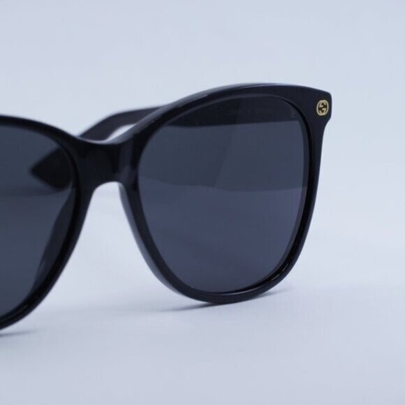 🕶️ New Gucci GG0024S 001 Sunglasses - Black Frame, Grey Lenses - Picture 10 of 12